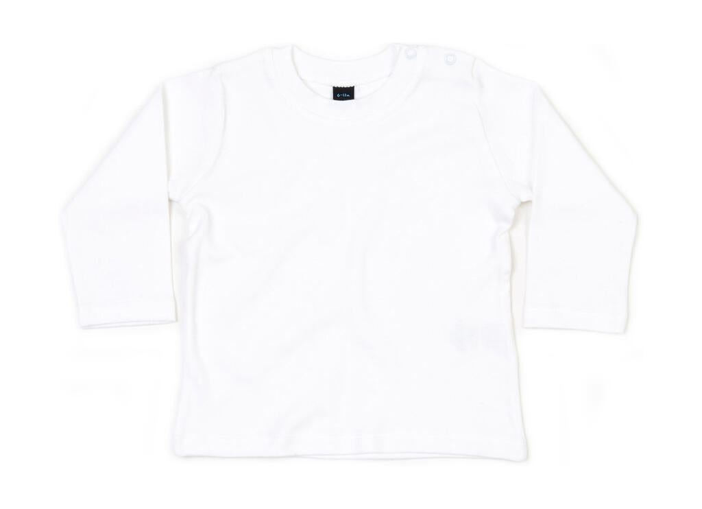 Baby Longsleeve Top in Farbe White
