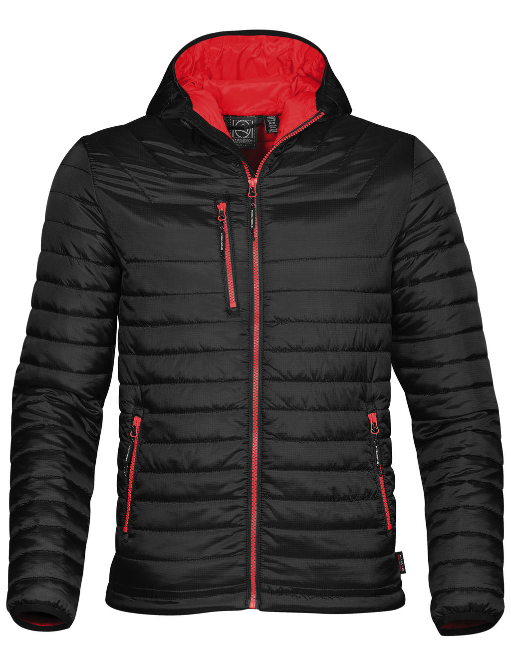 Gravity Thermal Jacket in Farbe Black/True Red