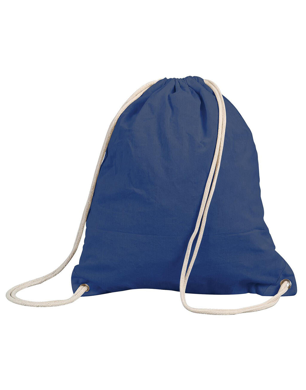 Stafford Cotton Drawstring Tote in Farbe Black