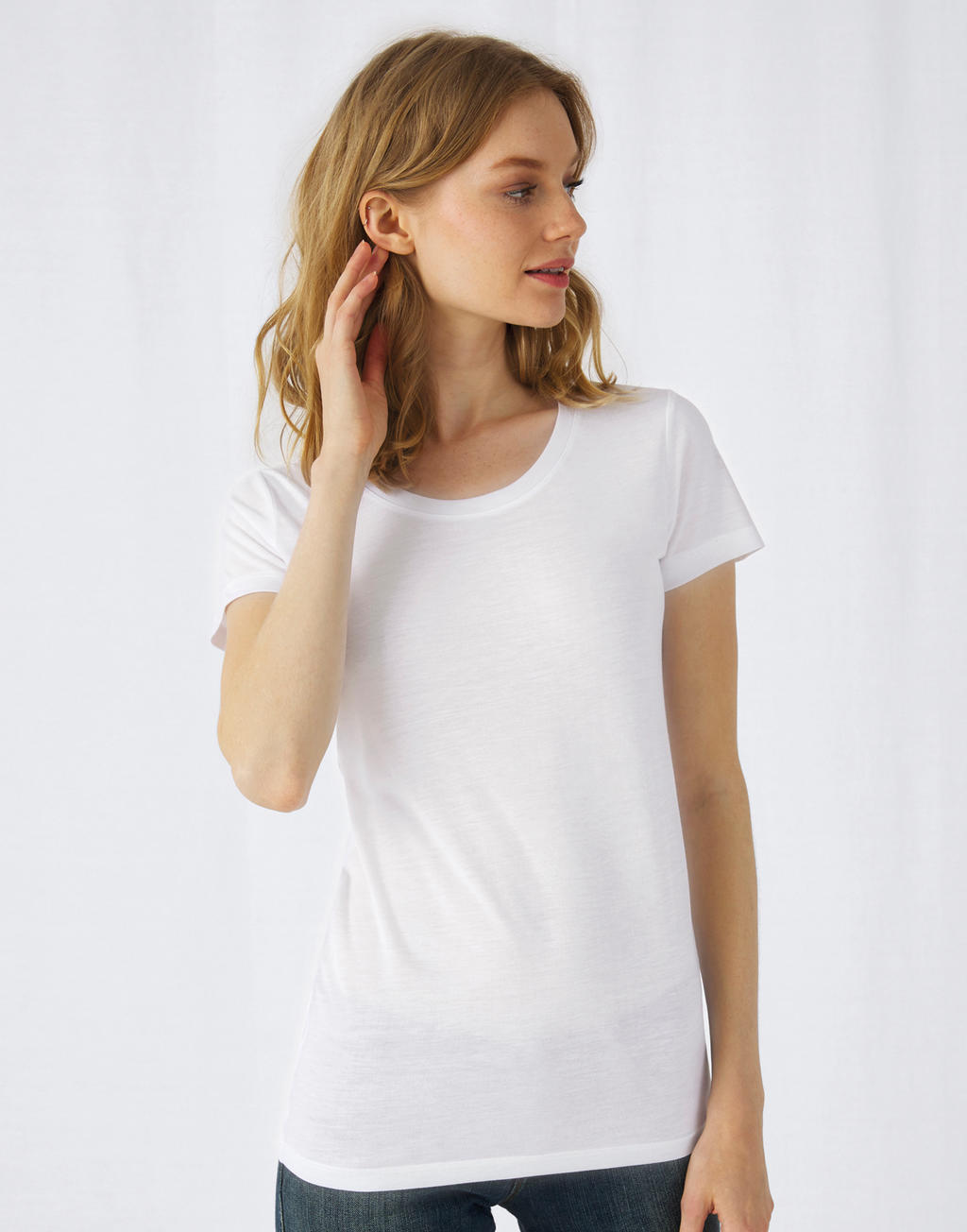 Sublimation/women T-Shirt in Farbe White