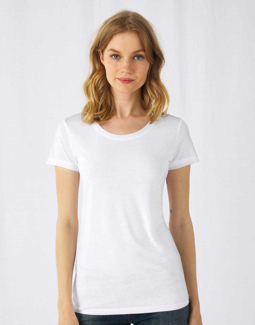 Sublimation/women T-Shirt in Farbe White