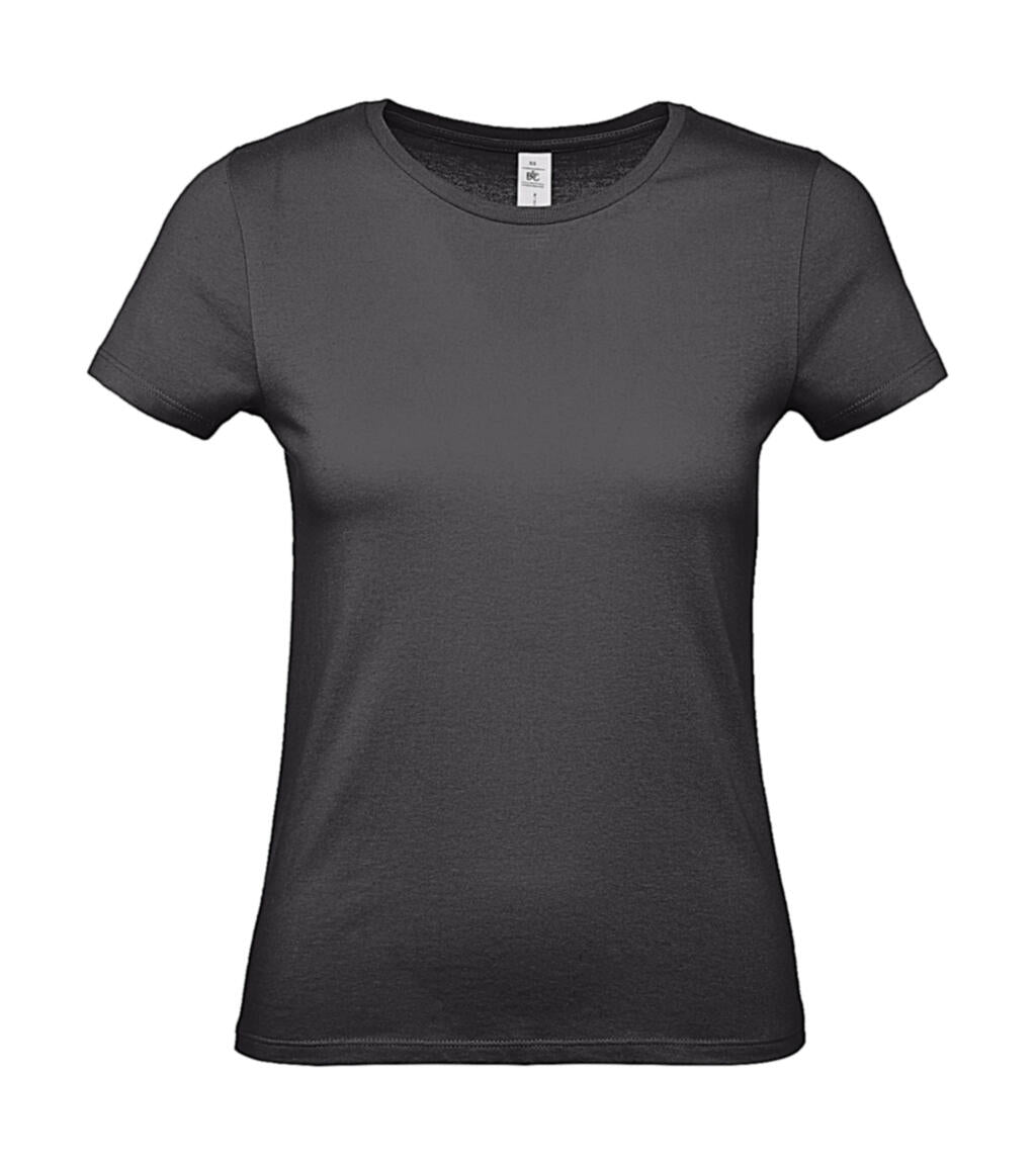 #E150 /women T-Shirt in Farbe Black Pure
