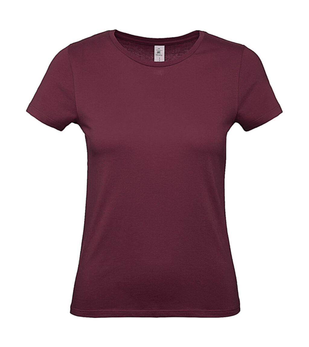 #E150 /women T-Shirt in Farbe Burgundy