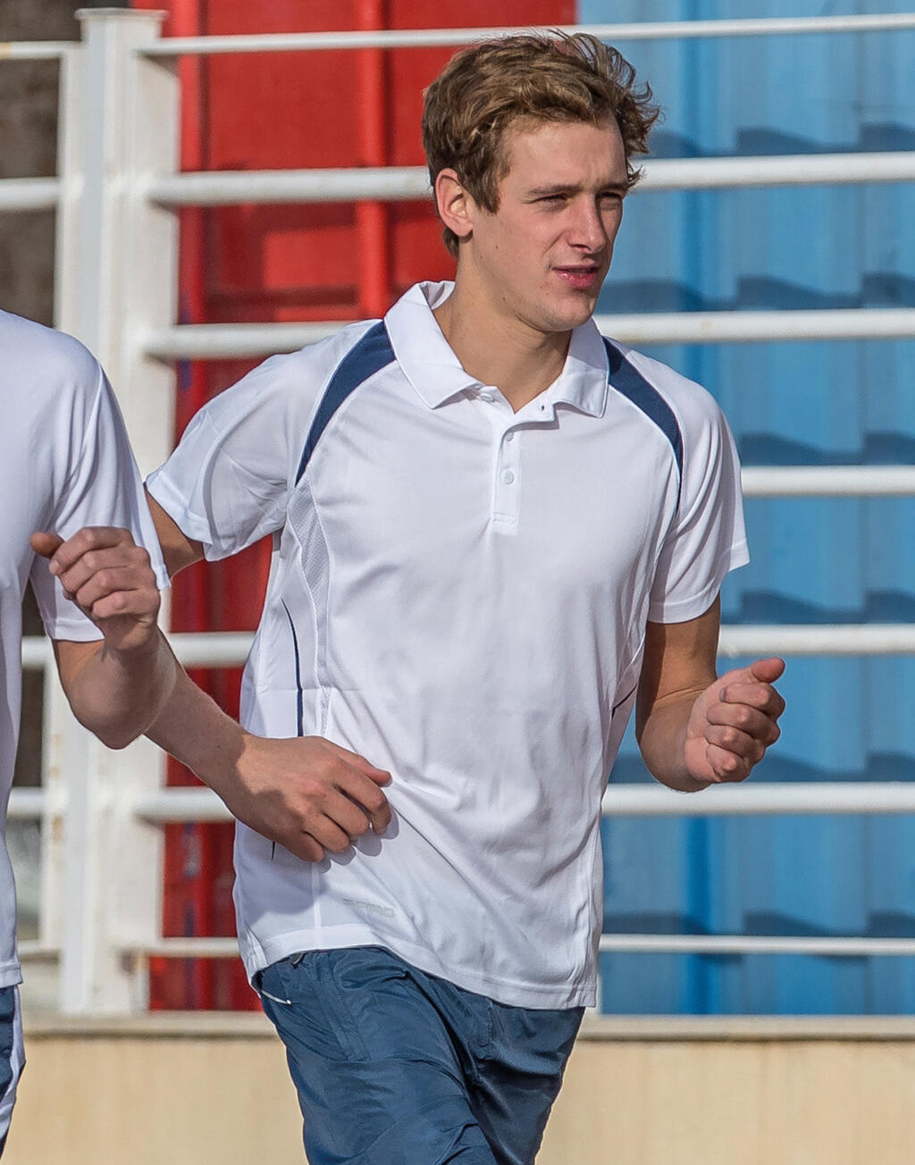 Spiro Team Spirit Polo in Farbe White/Navy