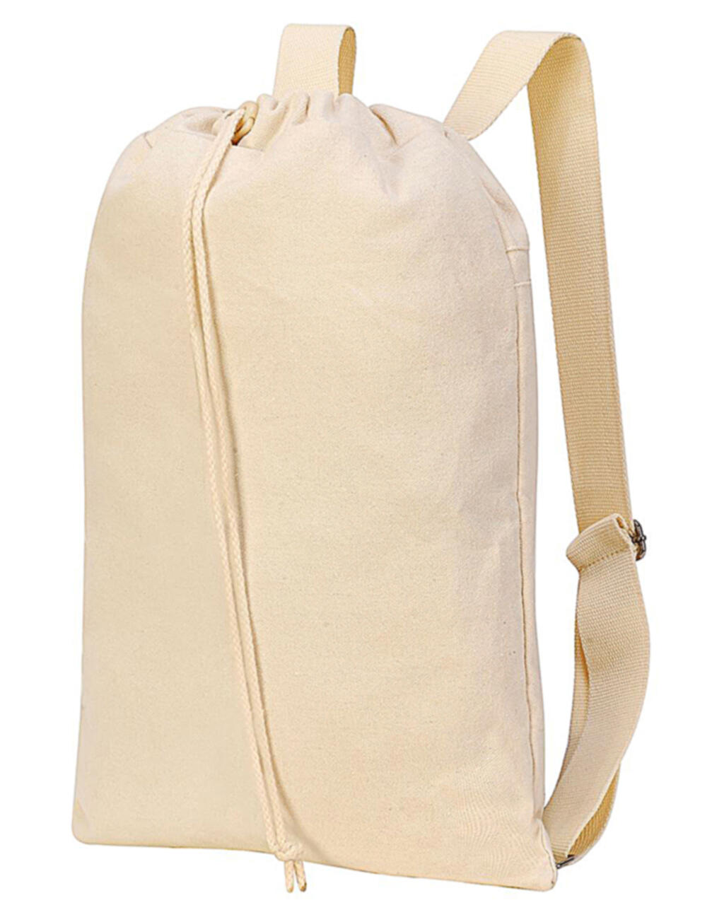 Sheffield Cotton Drawstring Backpack in Farbe Natural Washed