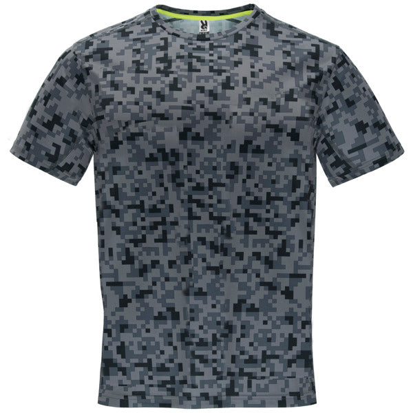 T-Shirt Assen in Farbe Pixel Black