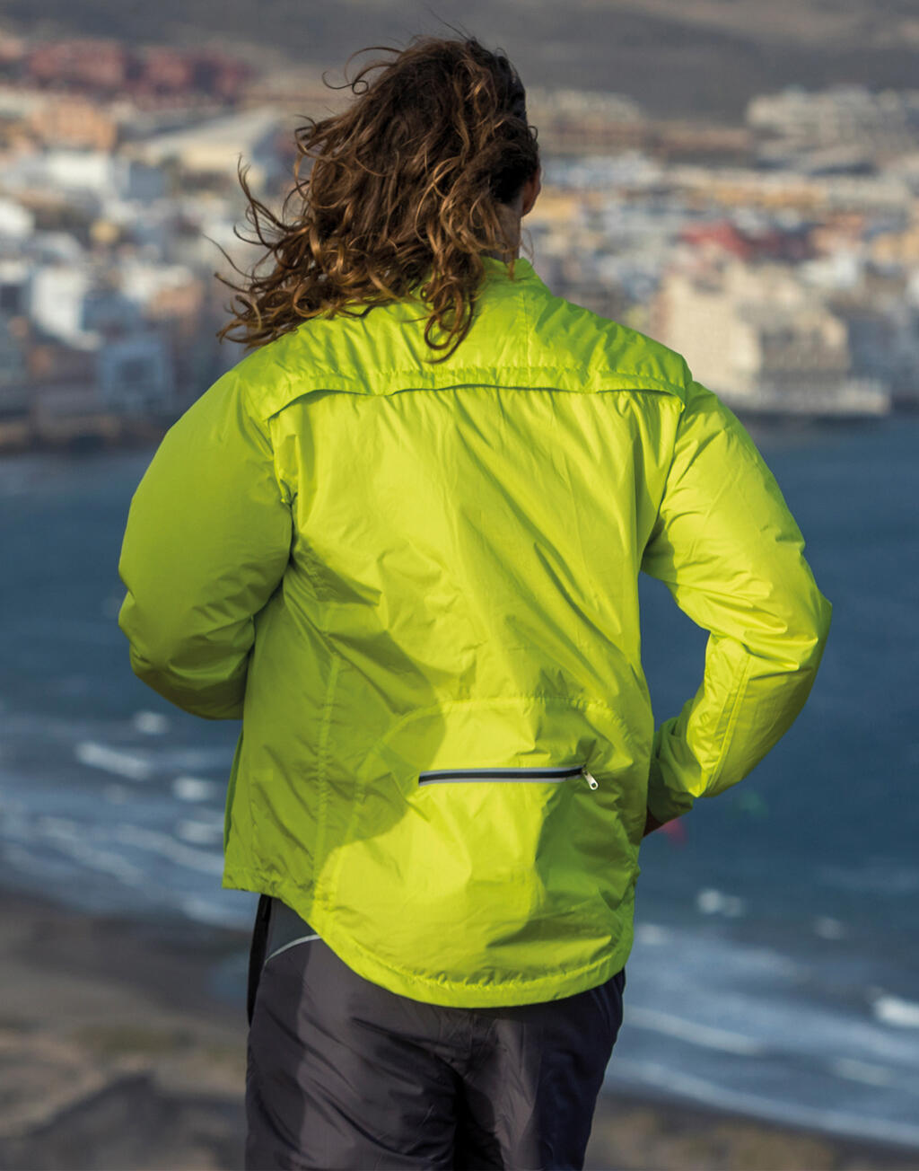 Spiro Cycling Jacket in Farbe Neon Lime