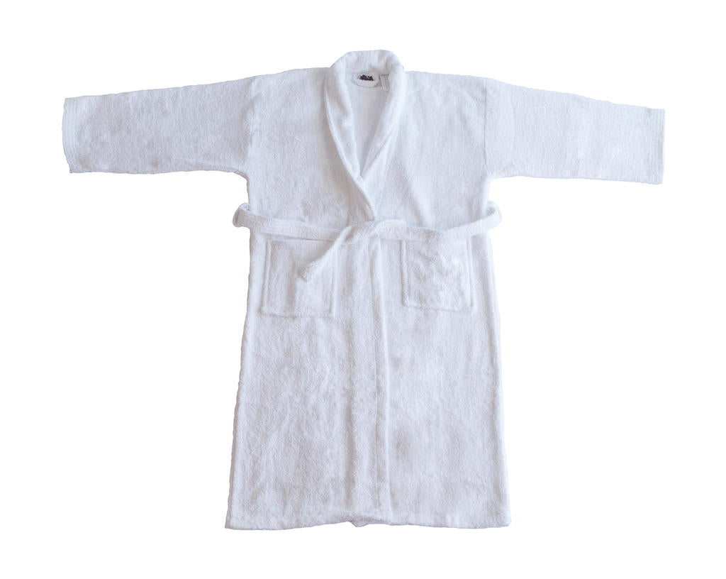 Geneva Bath Robe in Farbe White