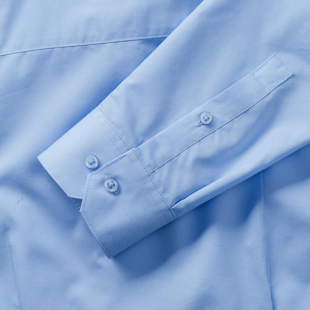 Ladies' LS Tailored Coolmax® Shirt in Farbe White