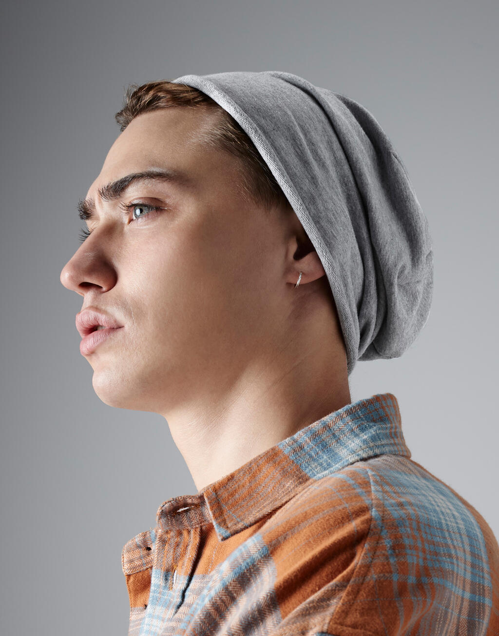 Jersey Beanie in Farbe White