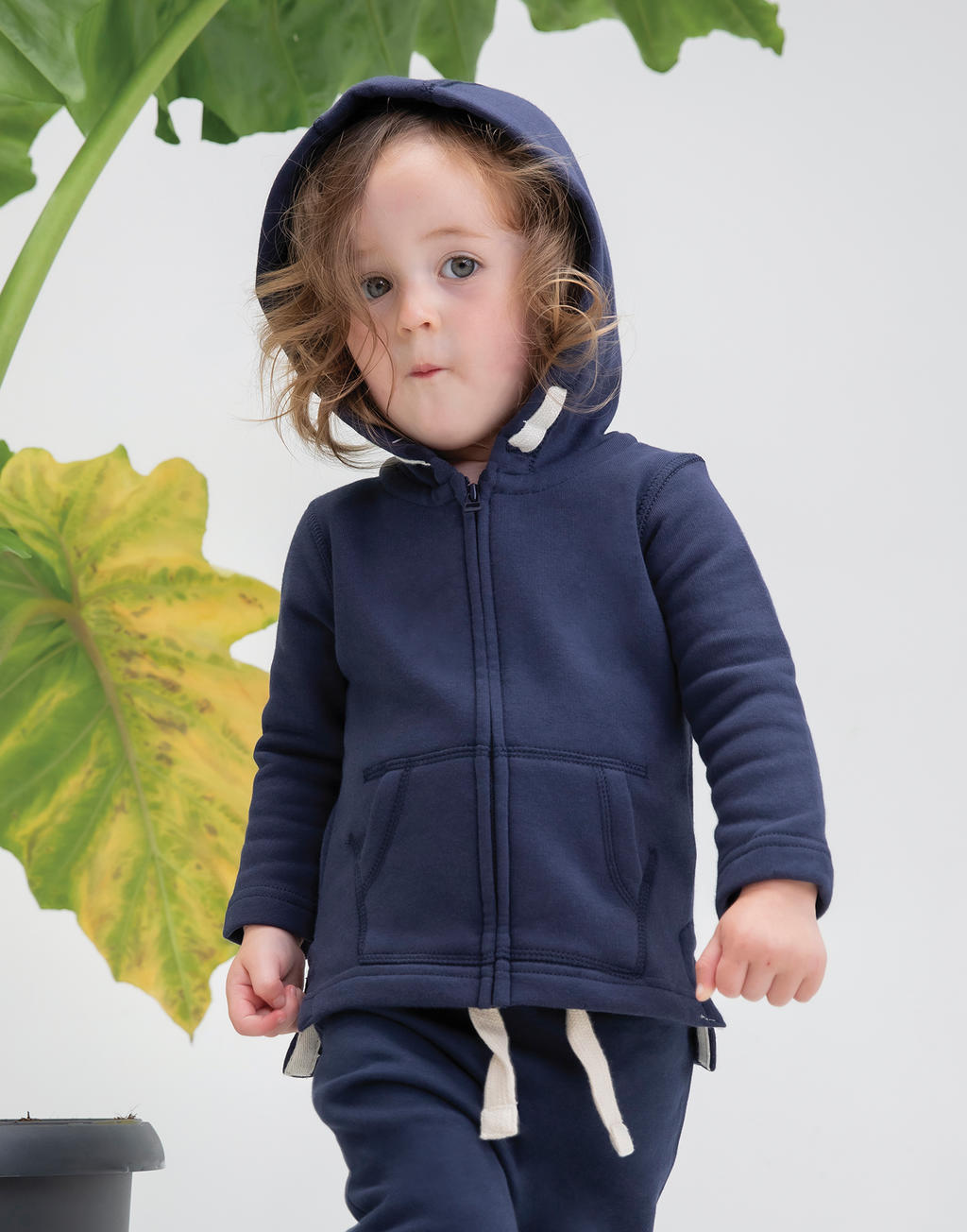 Baby Hoodie in Farbe White