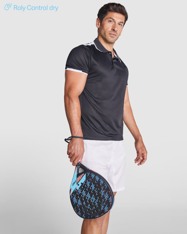 Poloshirt Tamil in Farbe White/Black