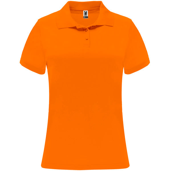 Poloshirt Monzha Woman in Farbe Fluor Orange
