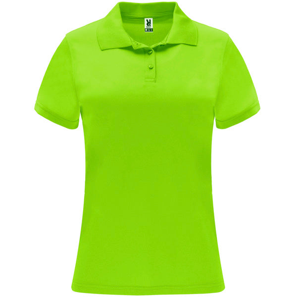 Poloshirt Monzha Woman in Farbe Lime