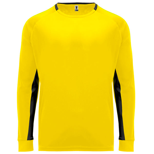 T-Shirt Porto in Farbe Yellow/Black