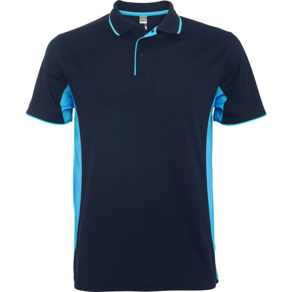 Poloshirt Montmelo Navy Blue/Sky Blue in Farbe Navy/Sky Blue