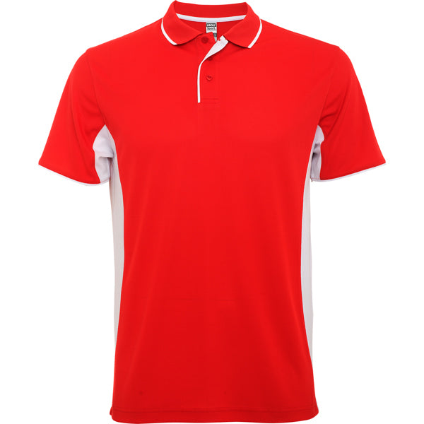 Poloshirt Montmelo in Farbe Red/White