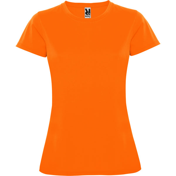 T-Shirt Montecarlo Woman in Farbe Fluor Orange