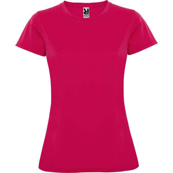 T-Shirt Montecarlo Woman in Farbe Rosette