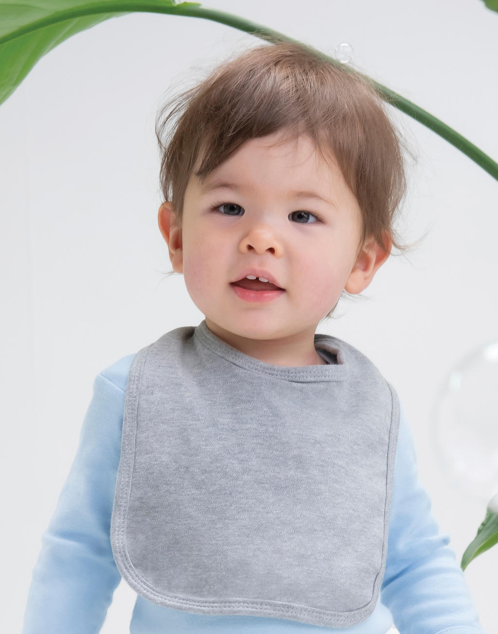 Baby Bib in Farbe White