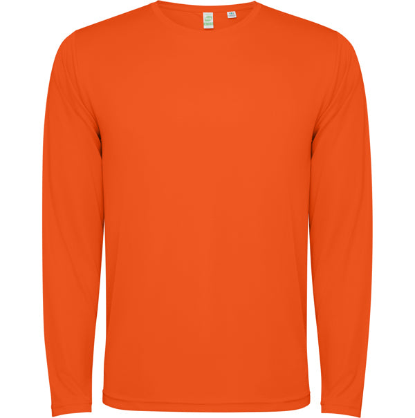 Langärmliges T-Shirt Estoril in Farbe Fire Orange