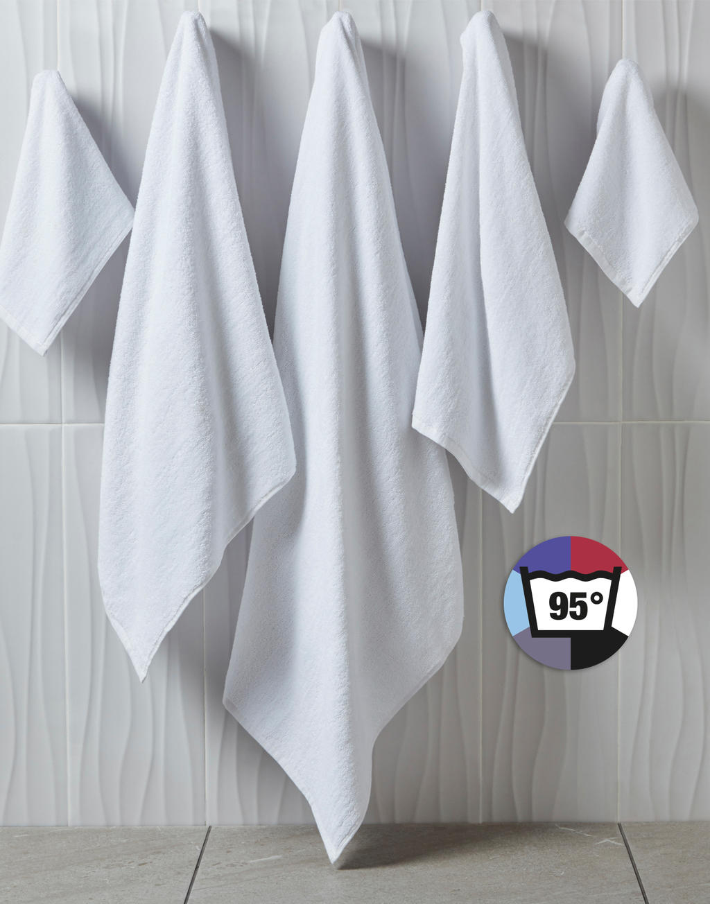 Ebro Face Cloth 30x30cm in Farbe Snowwhite