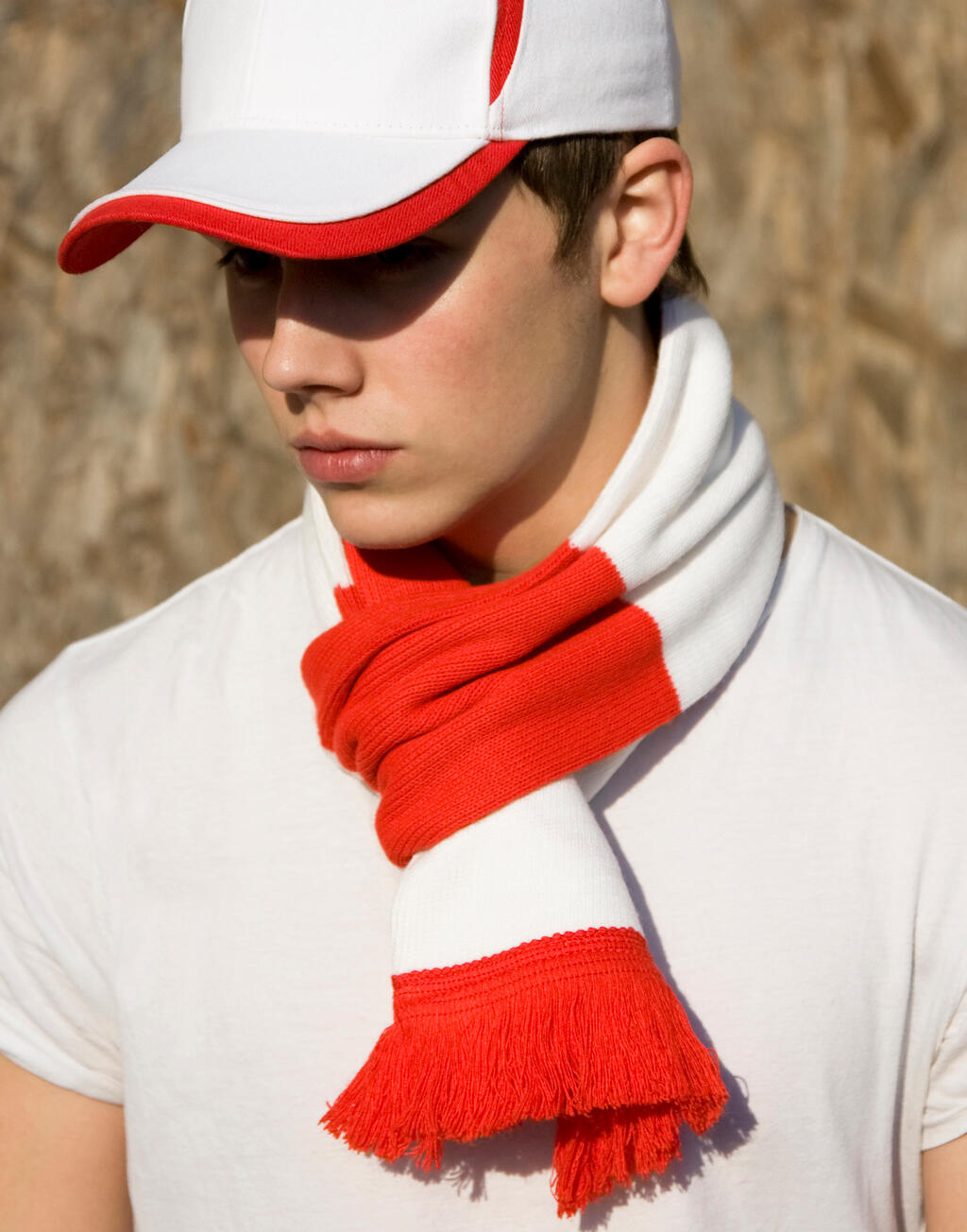 Team Scarf in Farbe White/Navy
