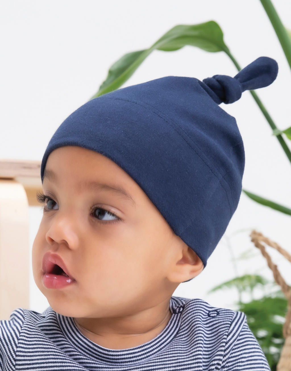 Baby 1 Knot Hat in Farbe White