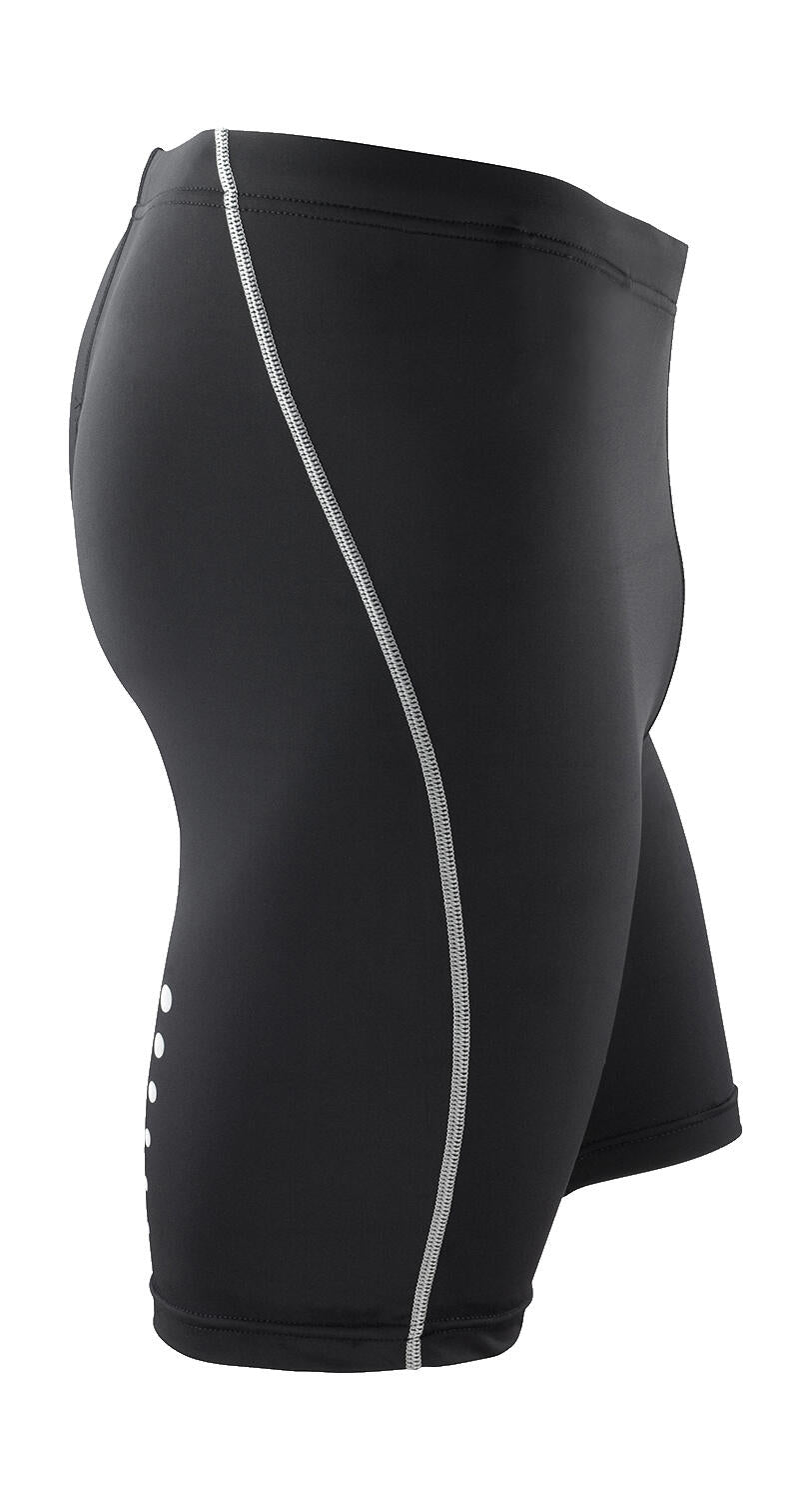 Men's Bodyfit Base Layer Shorts in Farbe Black
