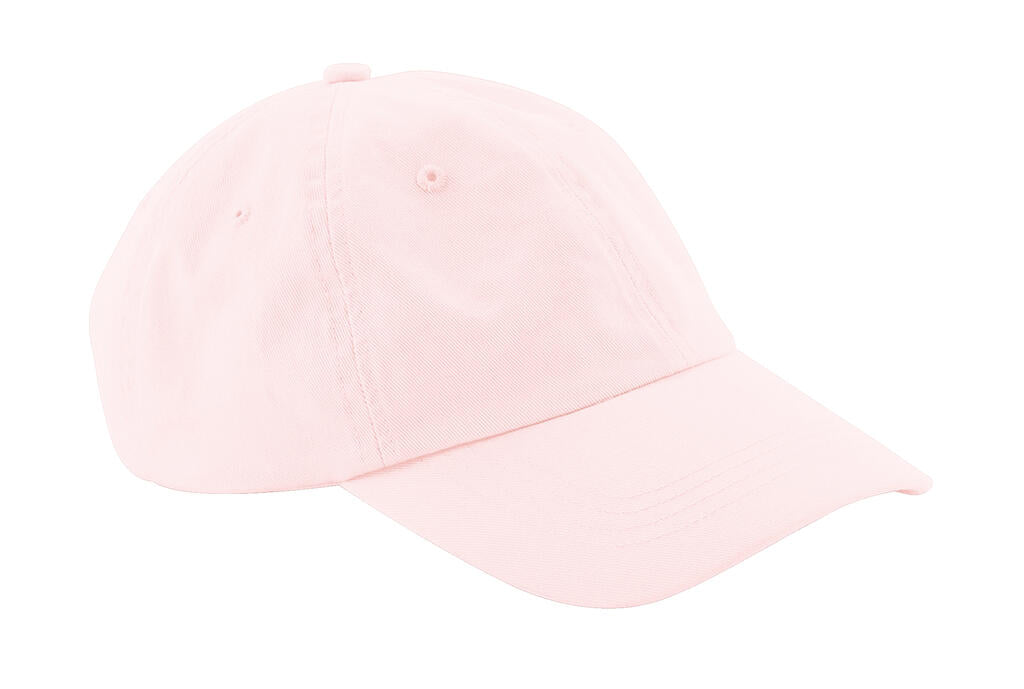 Low Profile 6 Panel Dad Cap in Farbe Pastel Pink