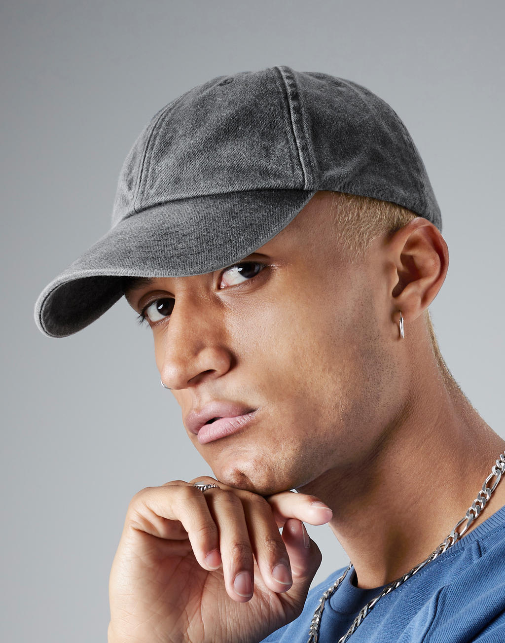 Low Profile Vintage Cap in Farbe Vintage Stone
