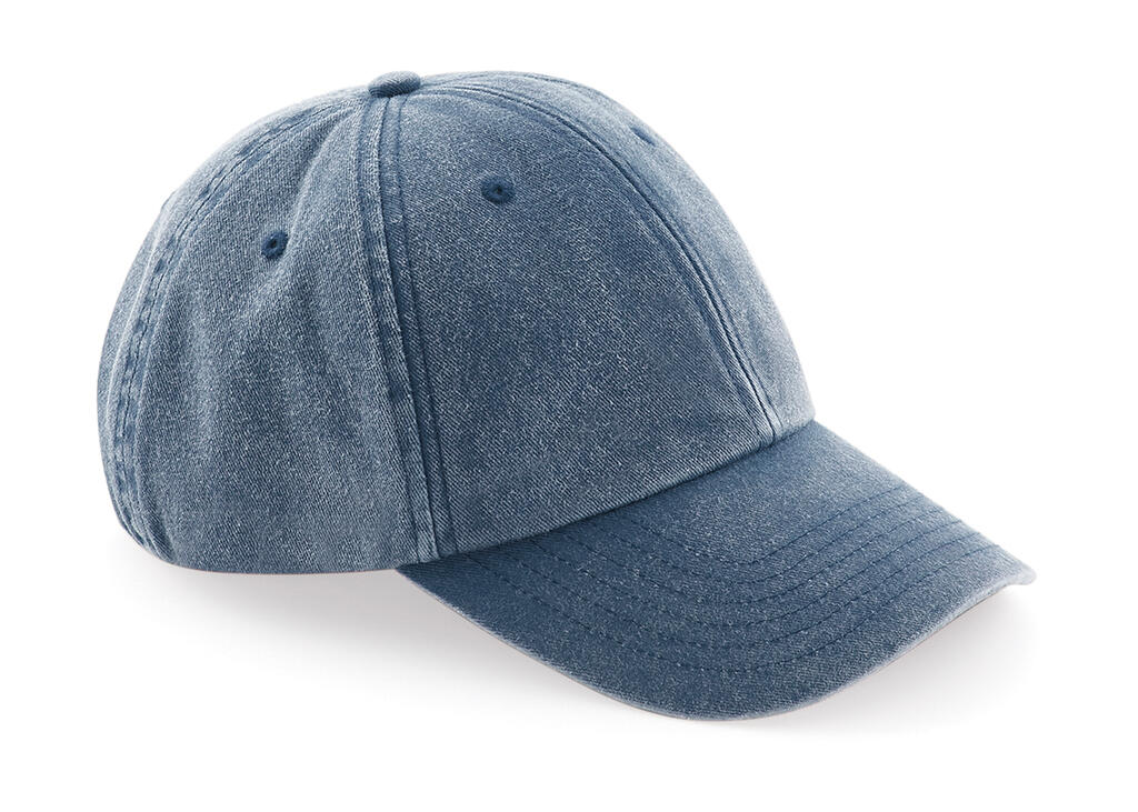 Low Profile Vintage Cap in Farbe Vintage Denim