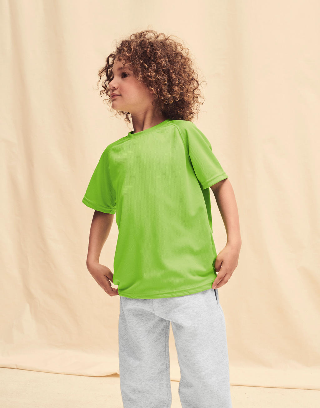 Kids' Performance T in Farbe White
