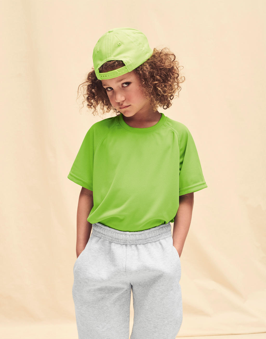 Kids' Performance T in Farbe White