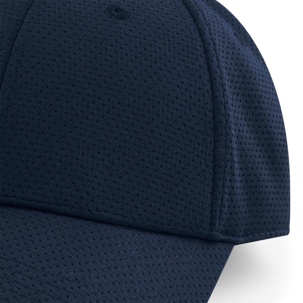 Air Mesh 6 Panel Cap in Farbe Black