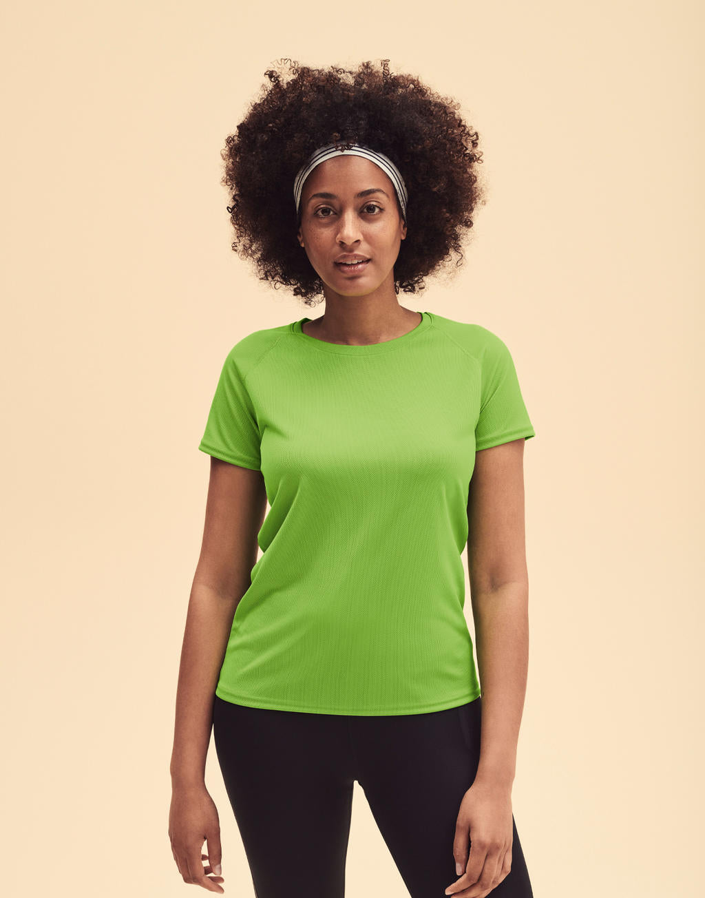 Ladies' Performance T in Farbe White
