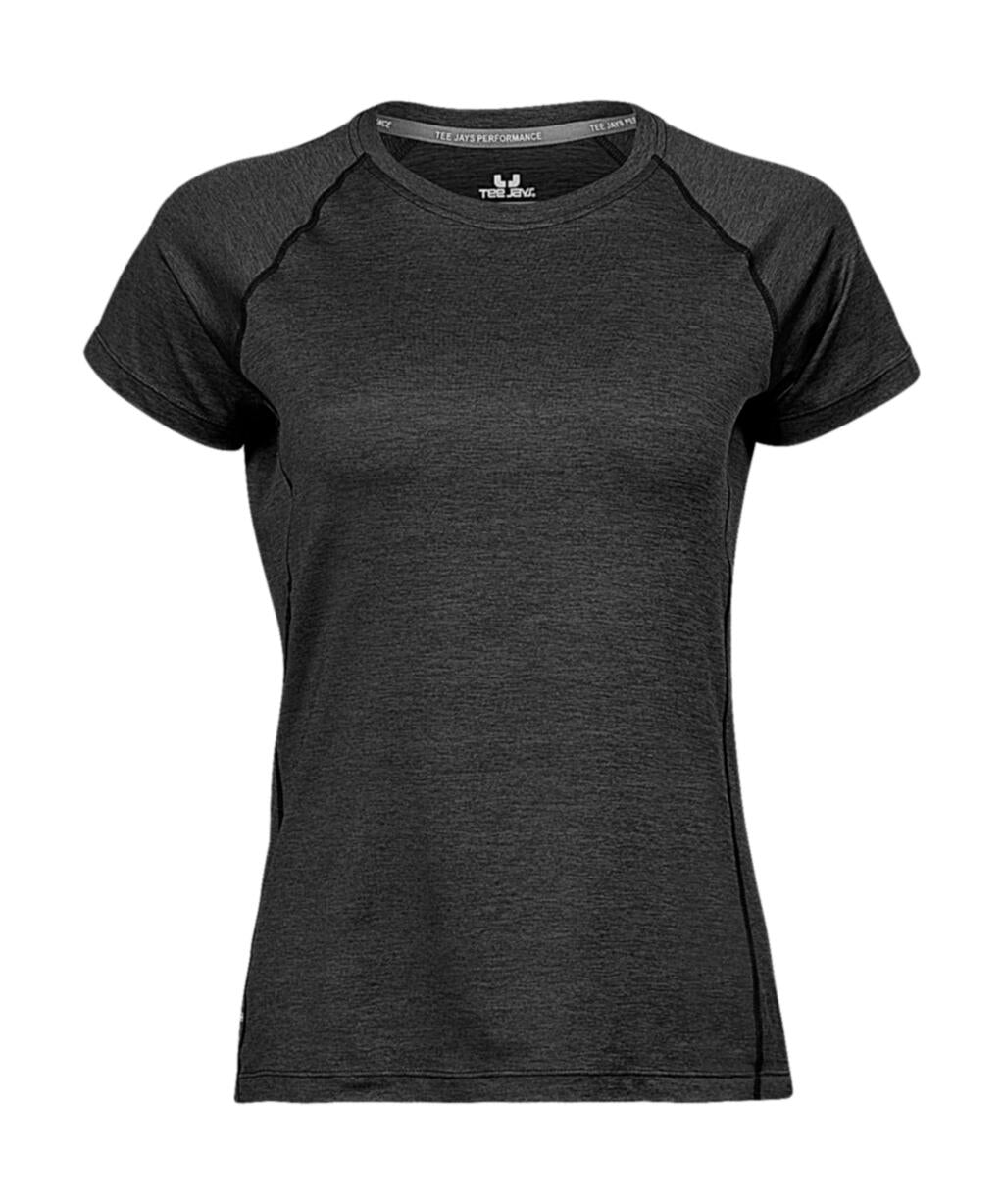 COOLdry Ladies' Tee in Farbe Black Melange