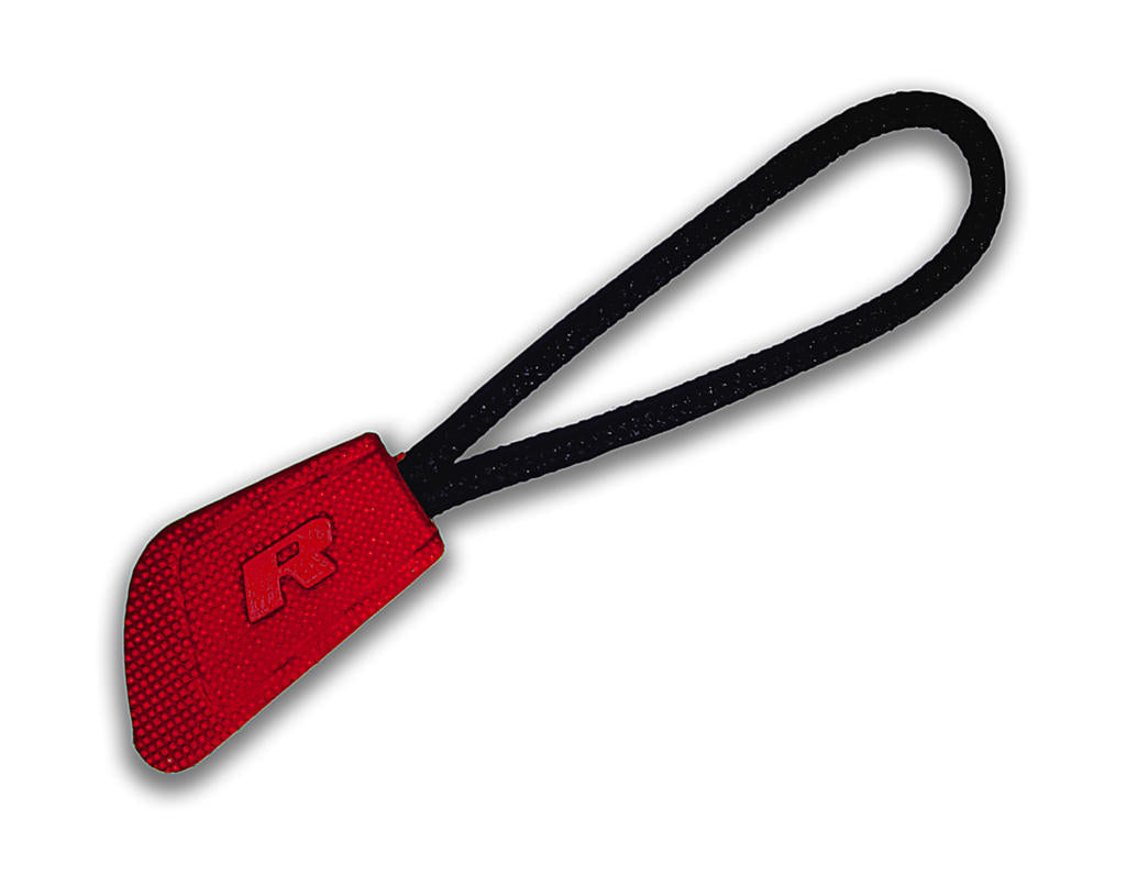 Zip Pull in Farbe Red