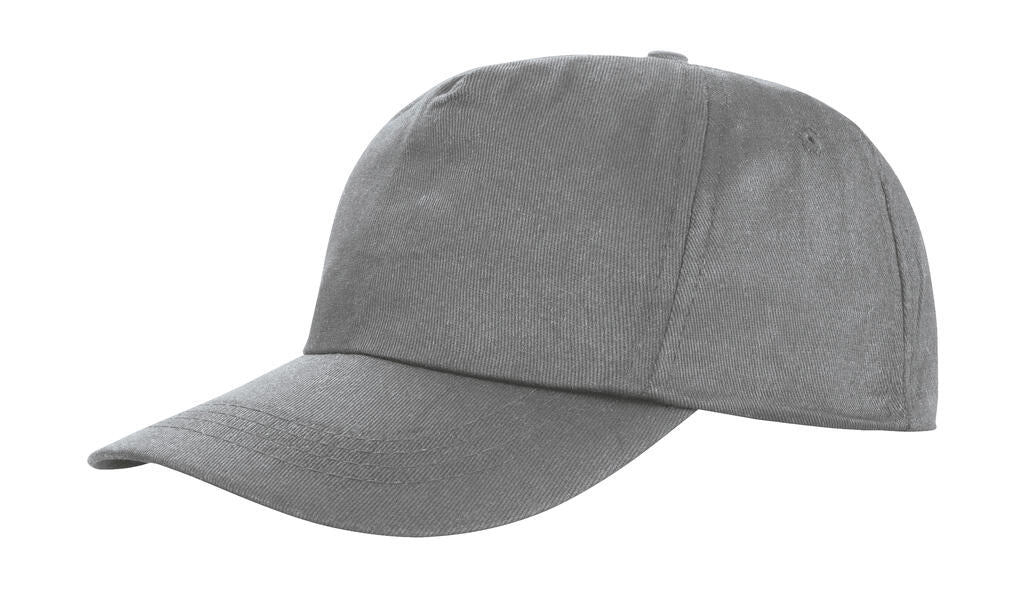 Houston 5-Panel Printers Cap in Farbe Dove Grey