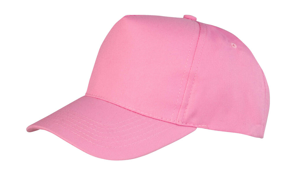 Boston 5-Panel Printers Cap in Farbe Pink