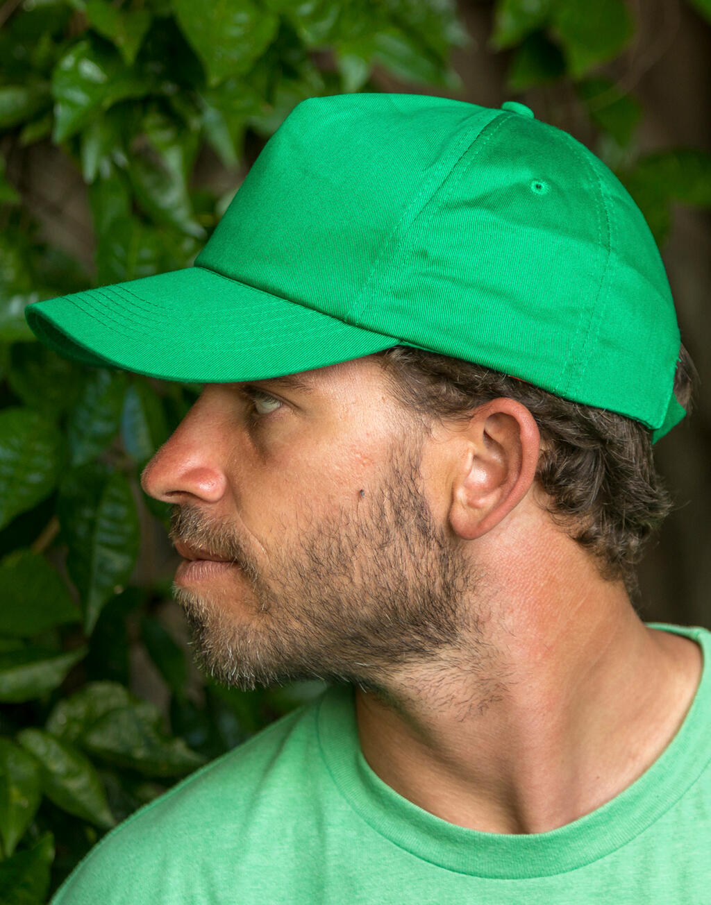 Boston 5-Panel Printers Cap in Farbe White