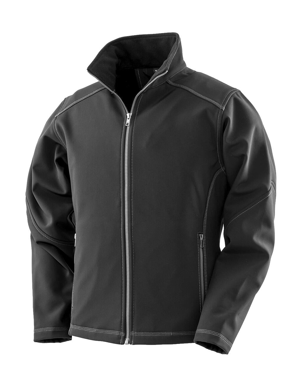 Women's Treble Stitch Softshell in Farbe Black