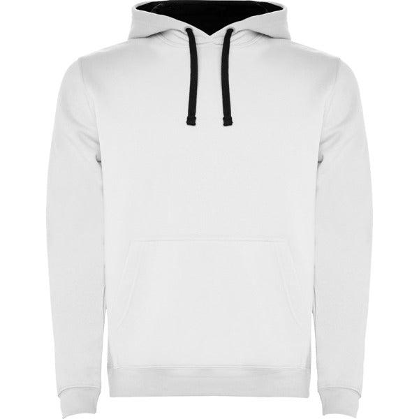 Kapuzenpullover Urban in Farbe White/Navy