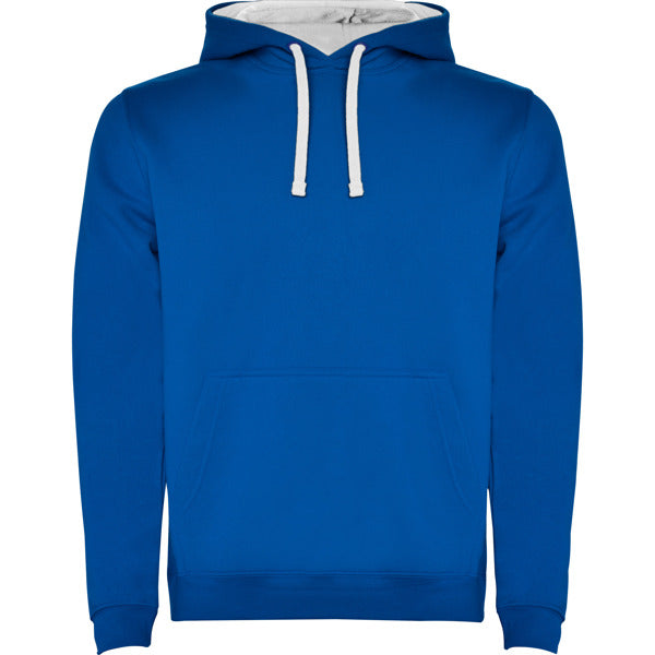 Kapuzenpullover Urban in Farbe Royal Blue/White