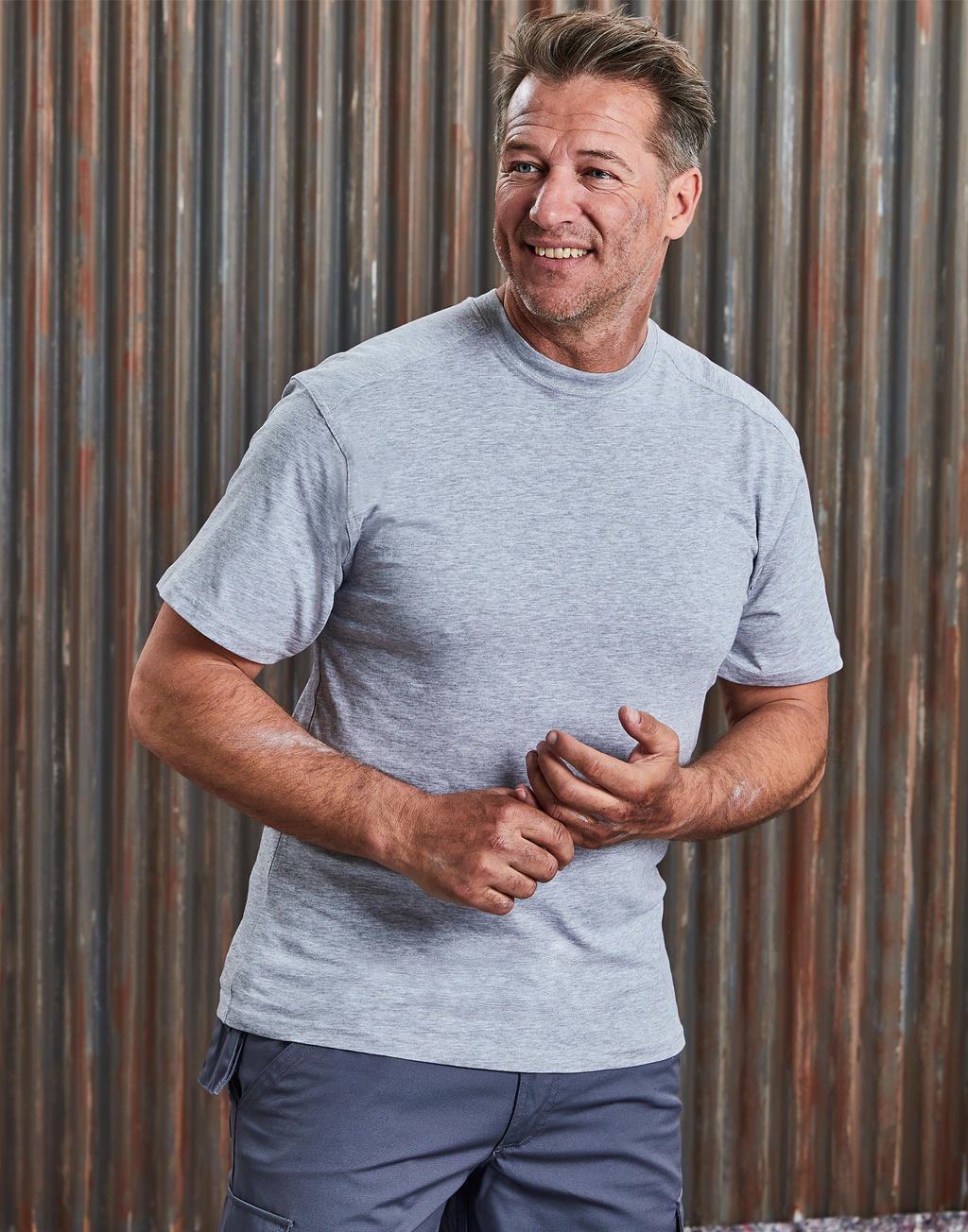 Heavy Duty Workwear T-Shirt in Farbe White
