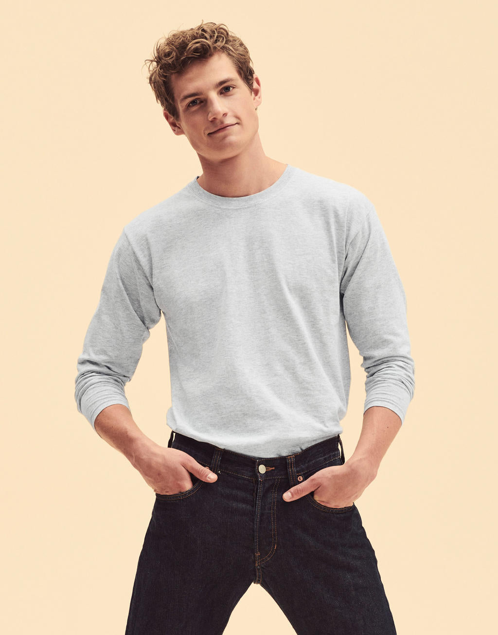 Original Long Sleeve T in Farbe White