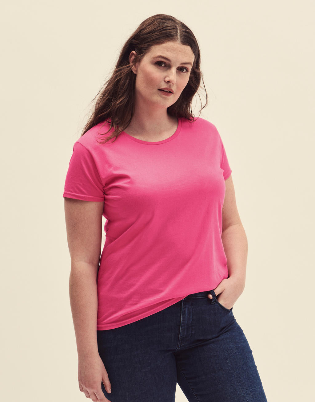 Damen T-Shirt Fruit of the Loom Iconic 150 – 61-432-0