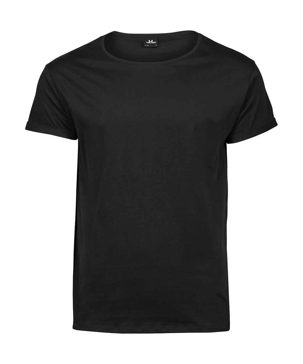 Roll-Up Tee in Farbe Black