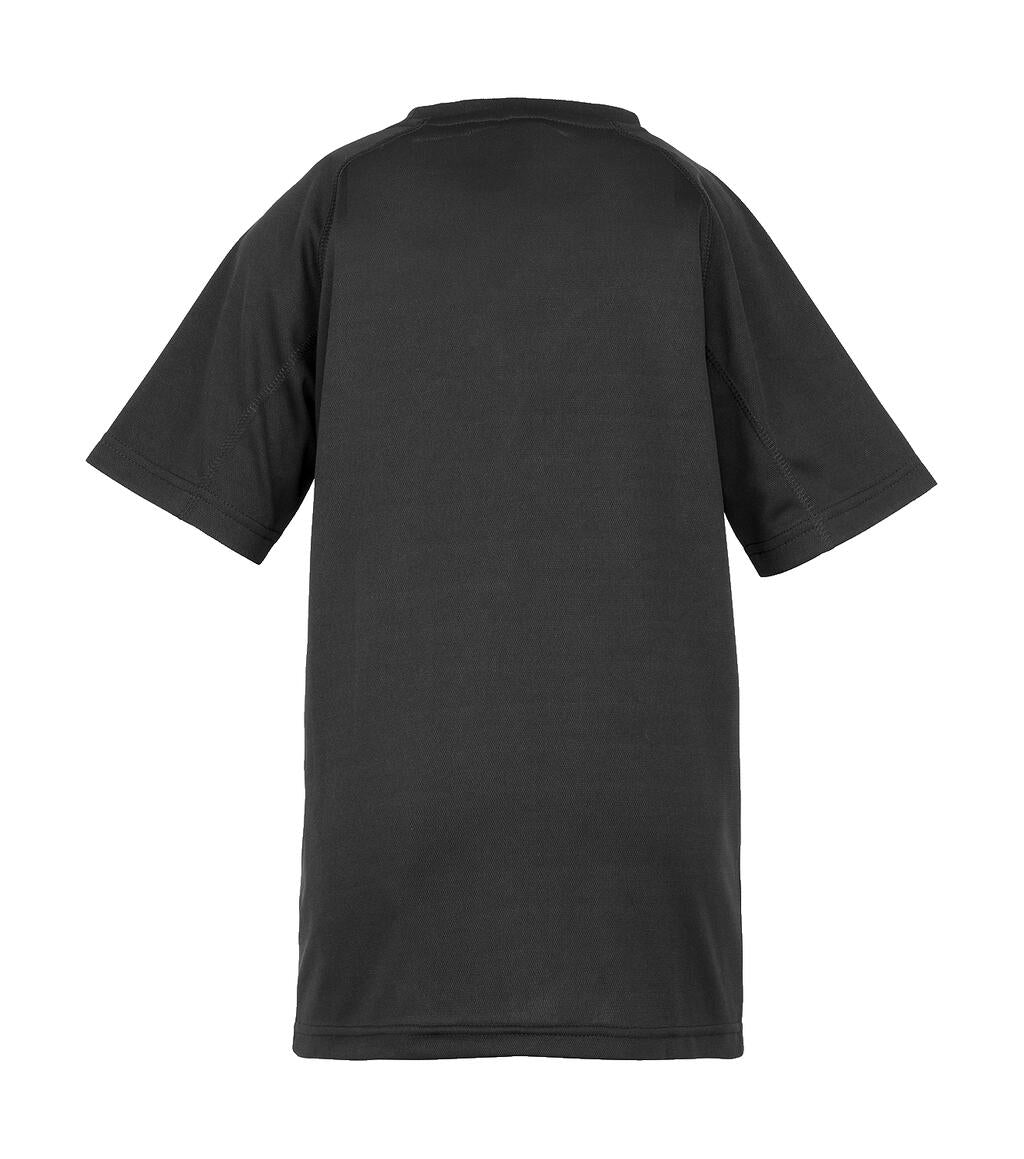 Junior Performance Aircool Tee in Farbe Black