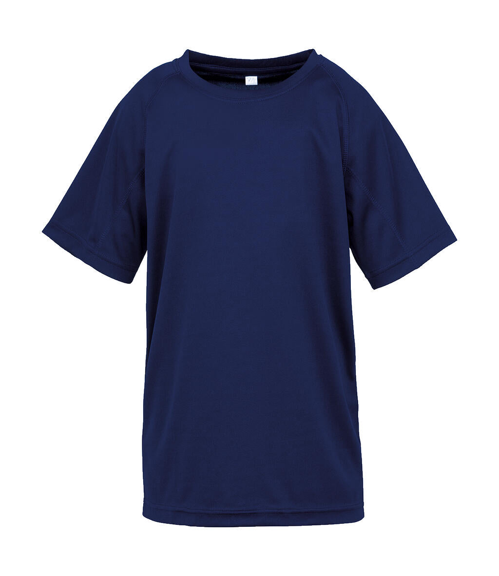 Junior Performance Aircool Tee in Farbe Navy